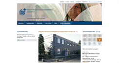 Desktop Screenshot of missionswissenschaft.eu